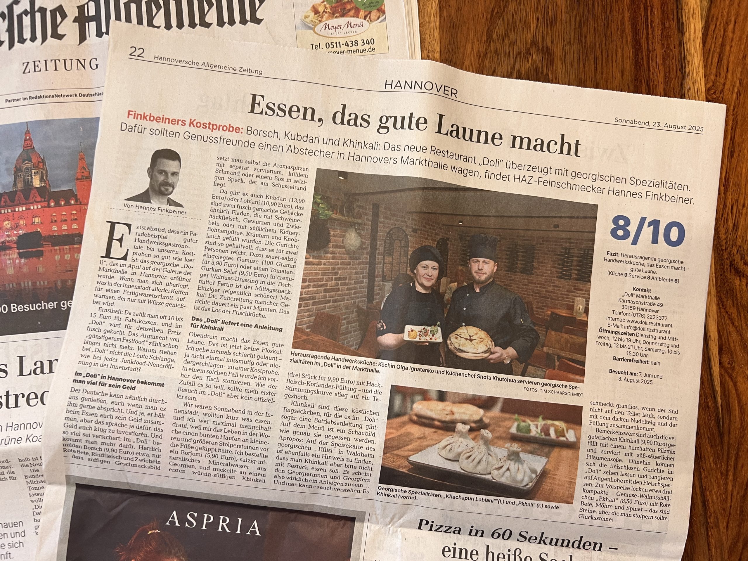 HAZ-Kritiker testet das Doli in der Markthalle